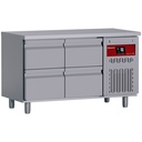 Mesa de refrigeración compuesta por :