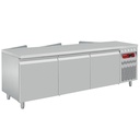 Mesa frigorífica PASS THROUGH, ventilada, 2x3 puertas GN 2/1, 548L.