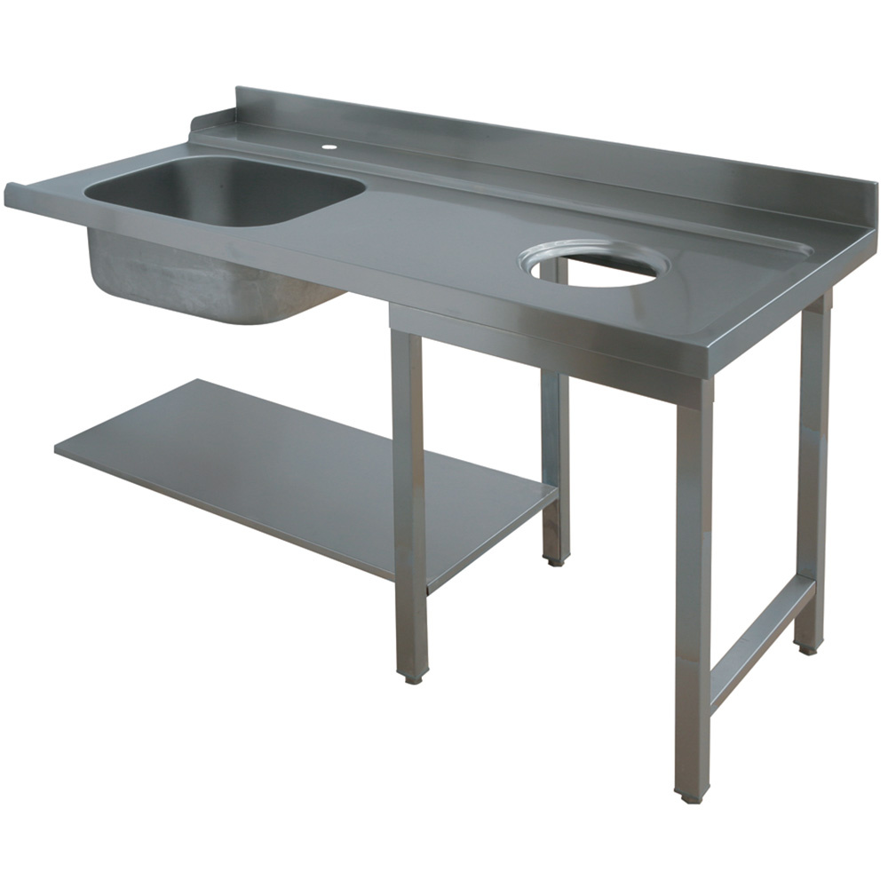 Mesa de entrada para pre lavado "derecha"