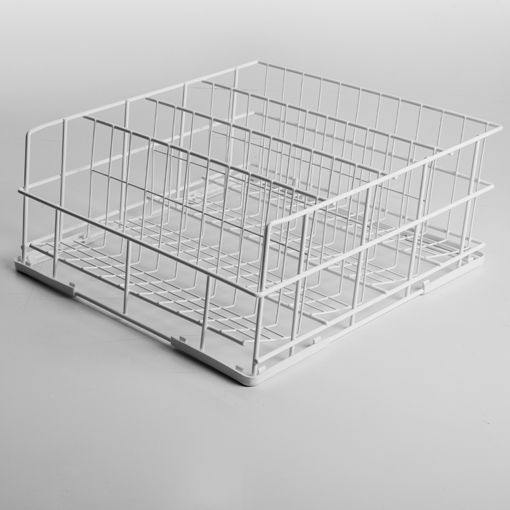 Cesta para vasos Ø 85 mm, 400x400 mm en Rislan