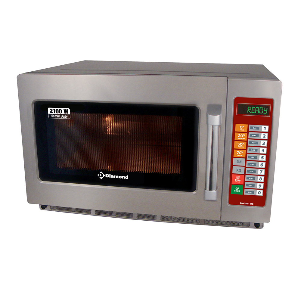 Micro-ondas en inox, (GN 2/3),2100 W. (34 Lt), digital