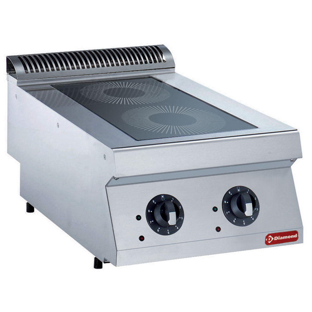 Cocina eléctrica de 2 placas a inducción -TOP-