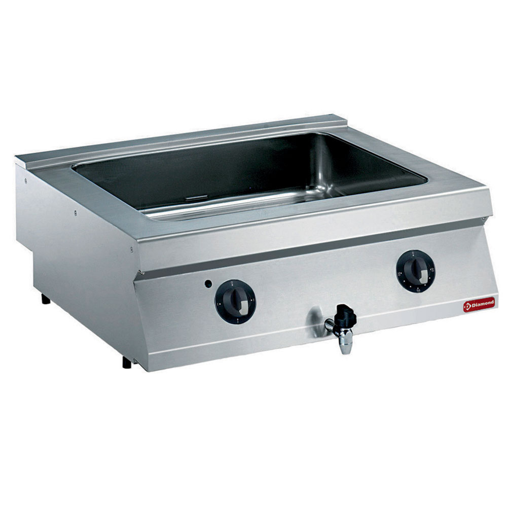 Baño Maria eléctrico con GN 2/1 h150 mm -TOP-