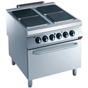 Hornilla de 4 placas eléctricas, horno eléctrico