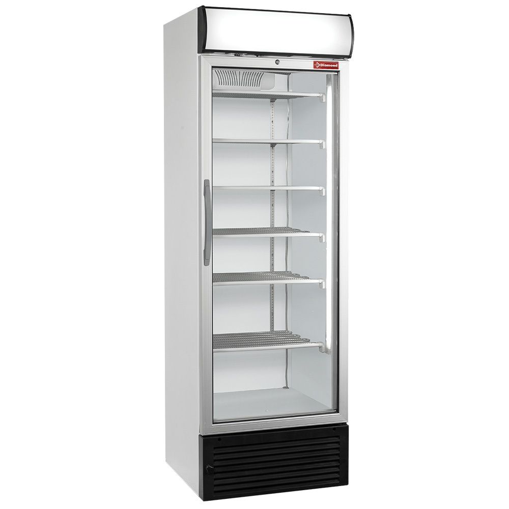 Vitrina T° negativa, estática / ventilado 500 litros, cajón luminoso