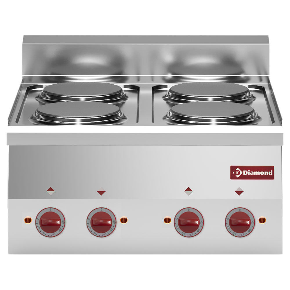 Cocina eléctrica 4 placas -Top-