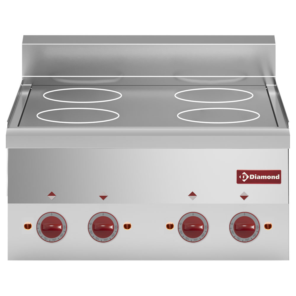 Cocina vitrocerámica 4 placas -Top-