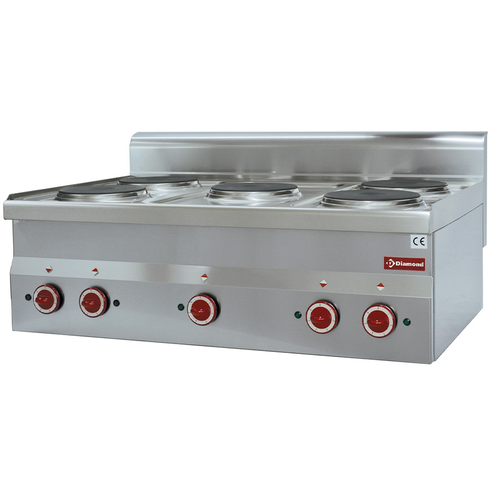 Cocina eléctrica 5 placas -Top-