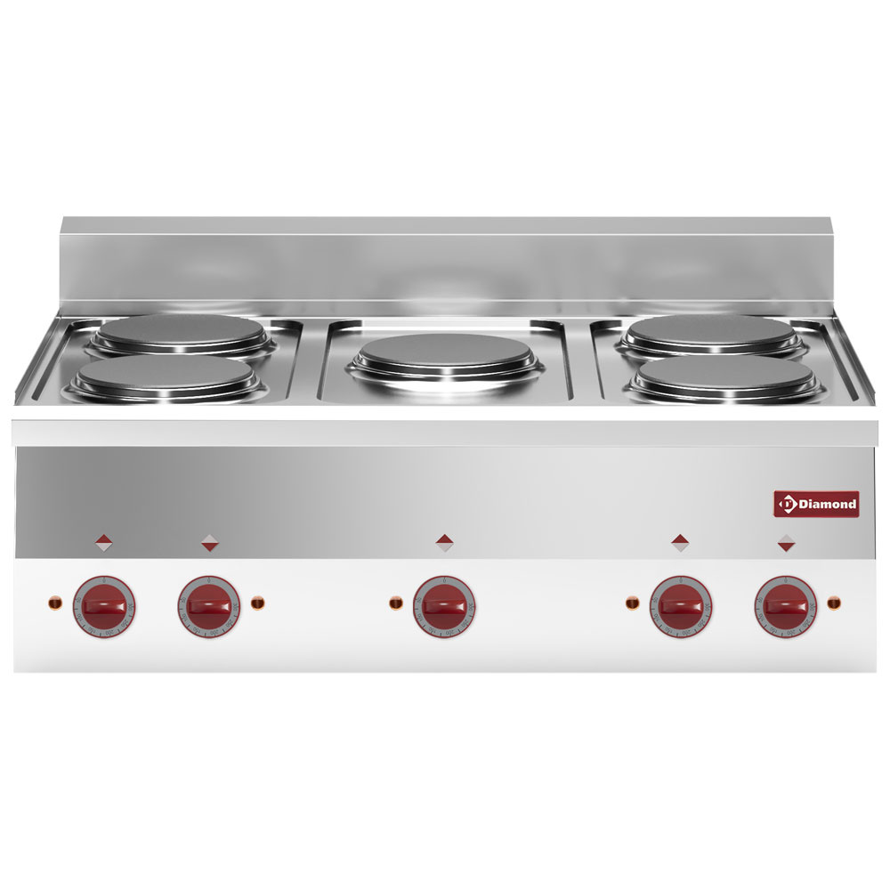 Cocina eléctrica 5 placas -Top-
