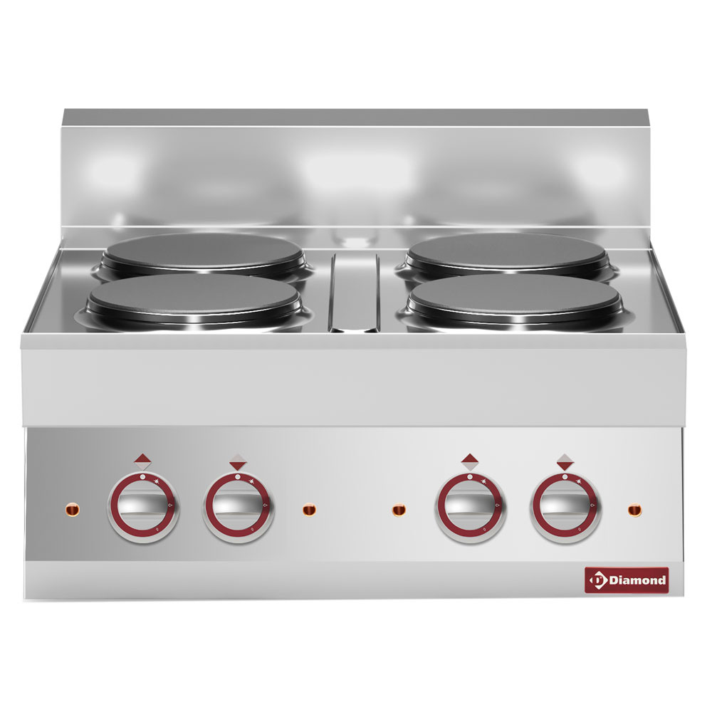 Cocina eléctrica con 4 placas -Top-