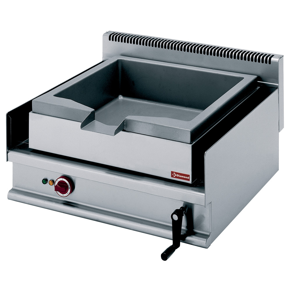 Sartén eléctrica basculante, recipiente inox, capacidad de 30 litros "Alpha 650"