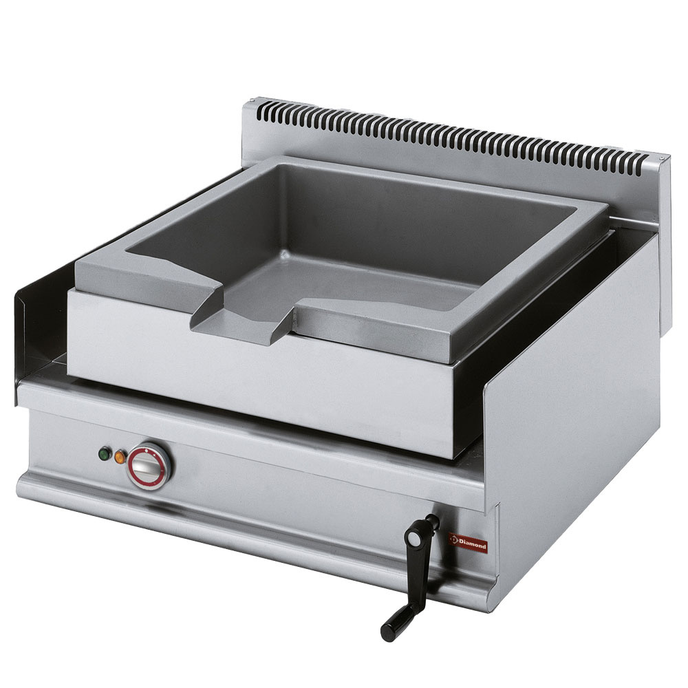 Sartén eléctrica basculante, recipiente inox, capacidad de 30 litros "Alpha 650"