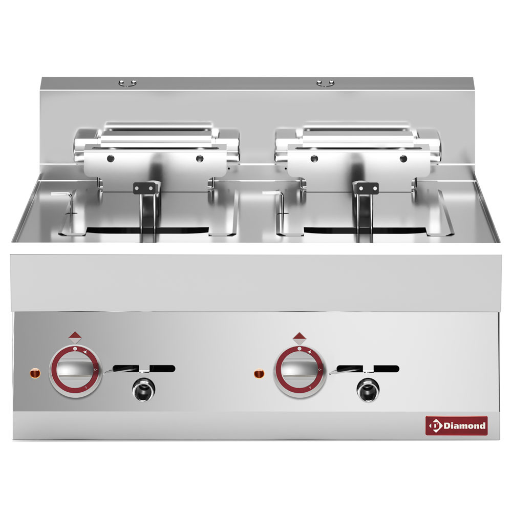 Freidora eléctrica, S-Powerful, 2 x 10 litros -Top-