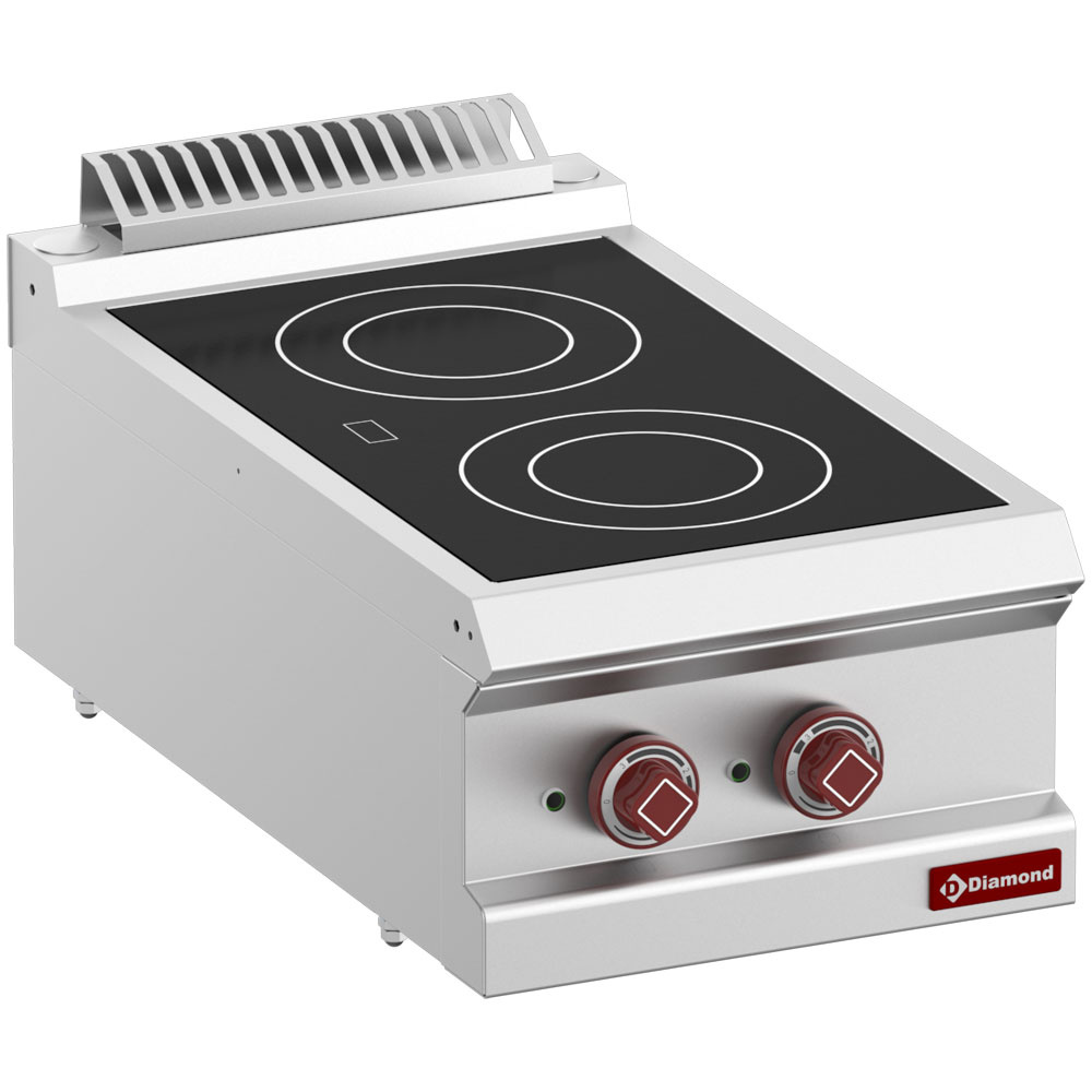 Cocina eléctrica vitrocerámica 2 zonas -Top-