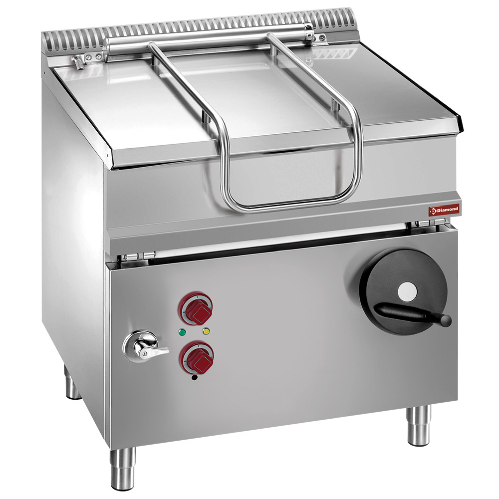 Sartén eléctrica basculante cuba inox, 60 litros