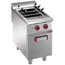 Cocedor de pasta eléctrico 1 cuba 40 litros, sobre mueble (sin cestas)