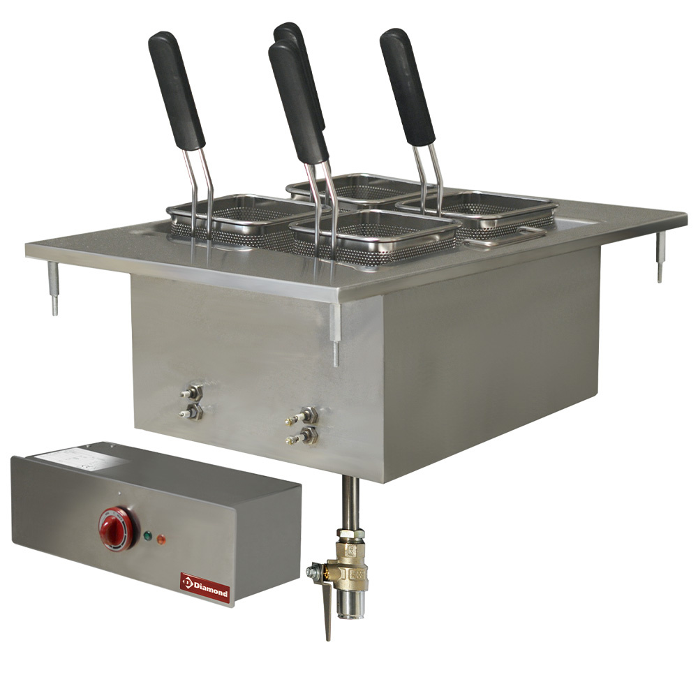 Cocedor de pasta eléctrico 20 litros de incastrar