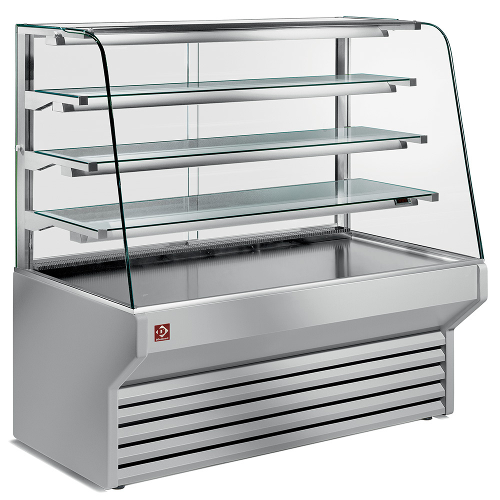 Mostrador vitrina refrigerada - Modelo neutro