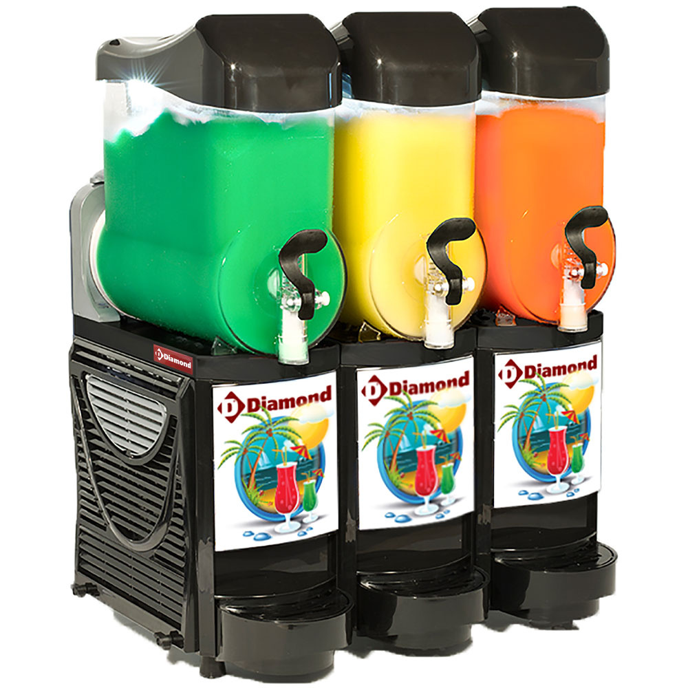 Máquina/distribuidor granita y sorbeto, 3x 10 litros