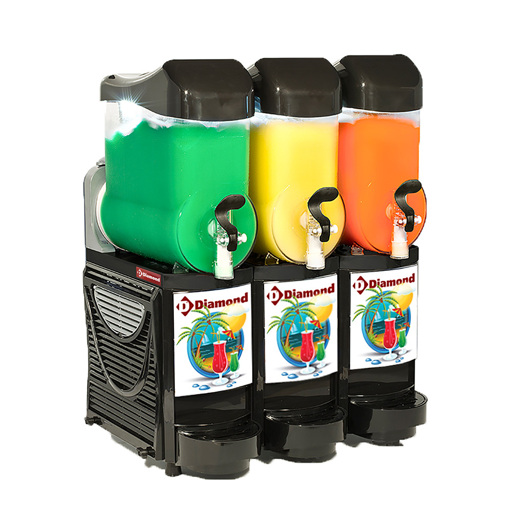 Máquina/distribuidor granita y sorbeto, 3x 10 litros