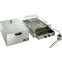 Fumadero eléctrico para alimentos, 2 pisos (400x600 mm + 340x545mm)