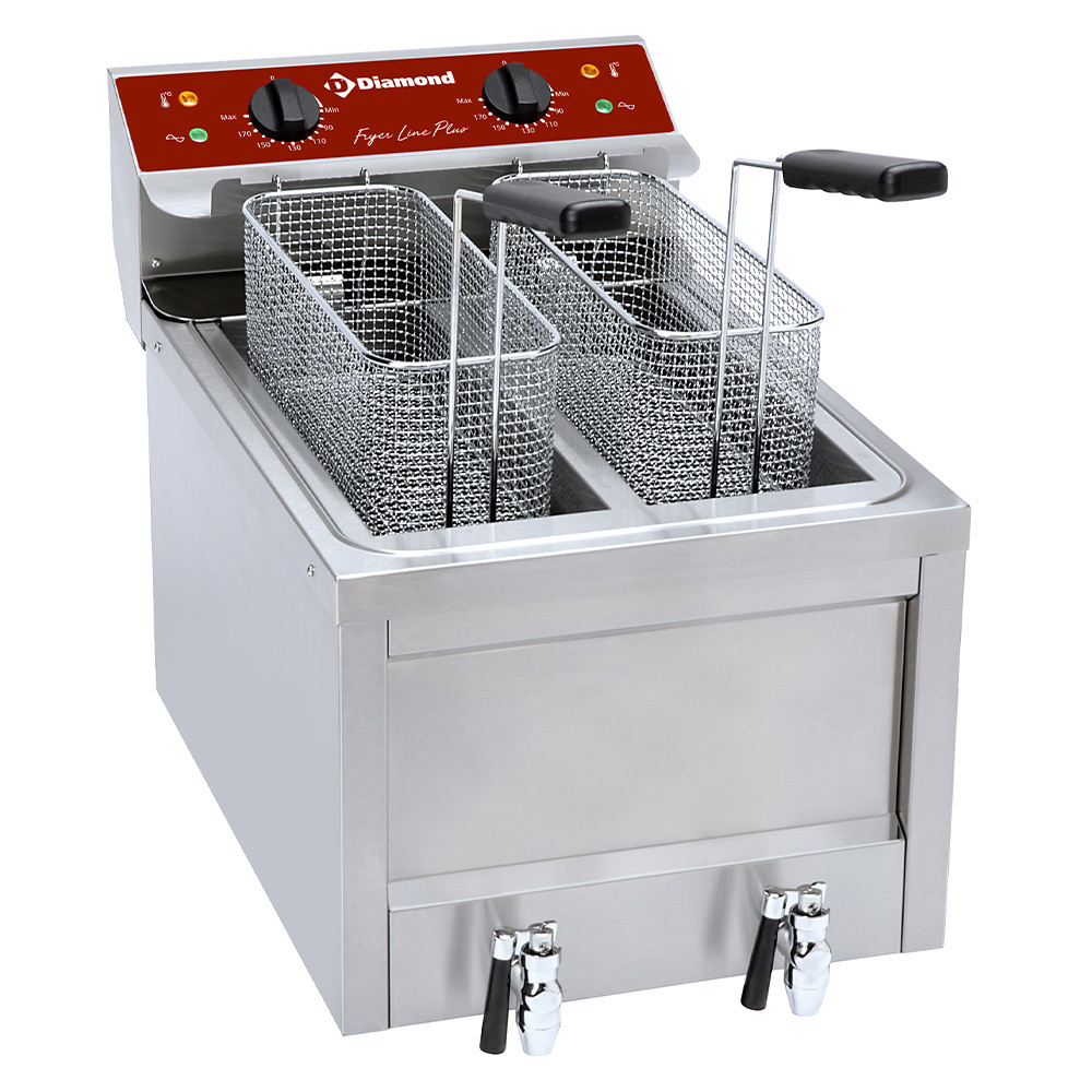 Freidora  electrica 2 x 8 Lit. - TOP