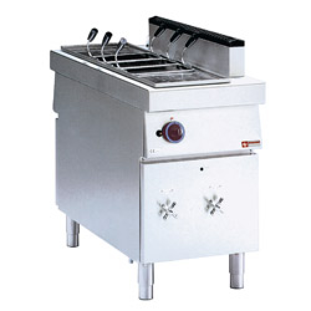 Cocedor a pasta a gas, 1 cuba, sobre mueble "traviesa central"