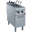 Cocedor de pasta a gas, 1 cuba GN 1/1, sobre mueble (sin cestas)