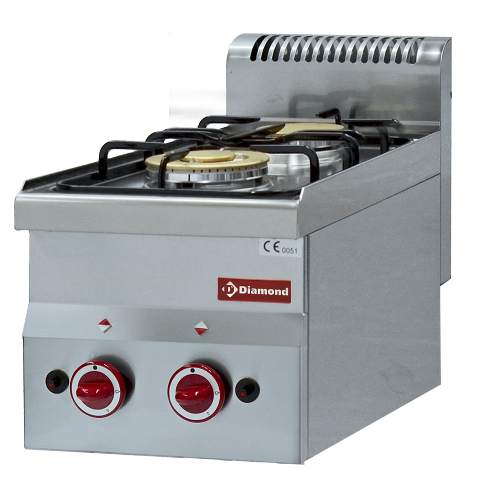 Cocina de gas 2 fuegos -Top-