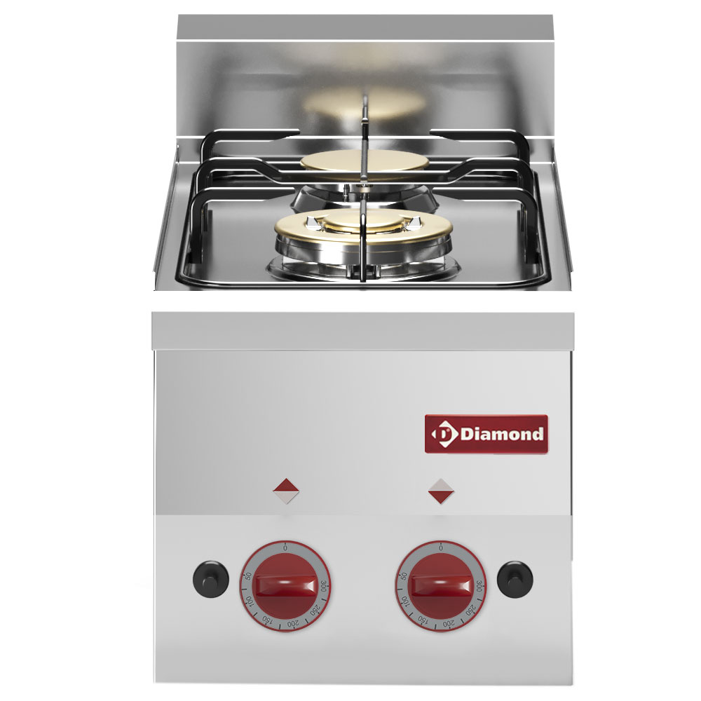 Cocina de gas 2 fuegos -Top-