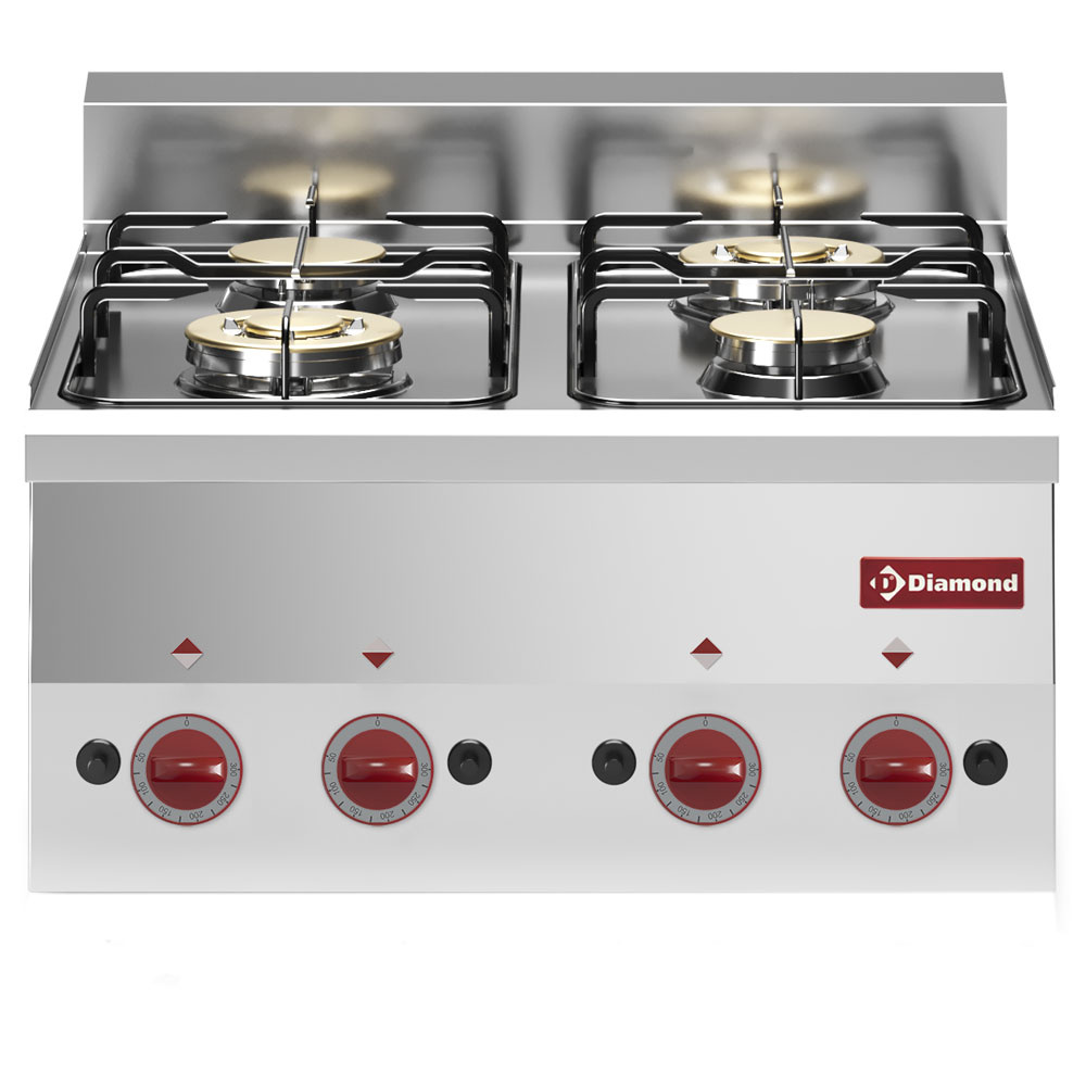 Cocina de 4 fuegos a gas -Top-