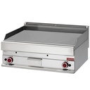Cocina de plancha a gas EXTRA ANCHO liso cromo