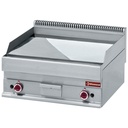 Cocina de plancha a gas liso -Top- cromo duro "50 µm"