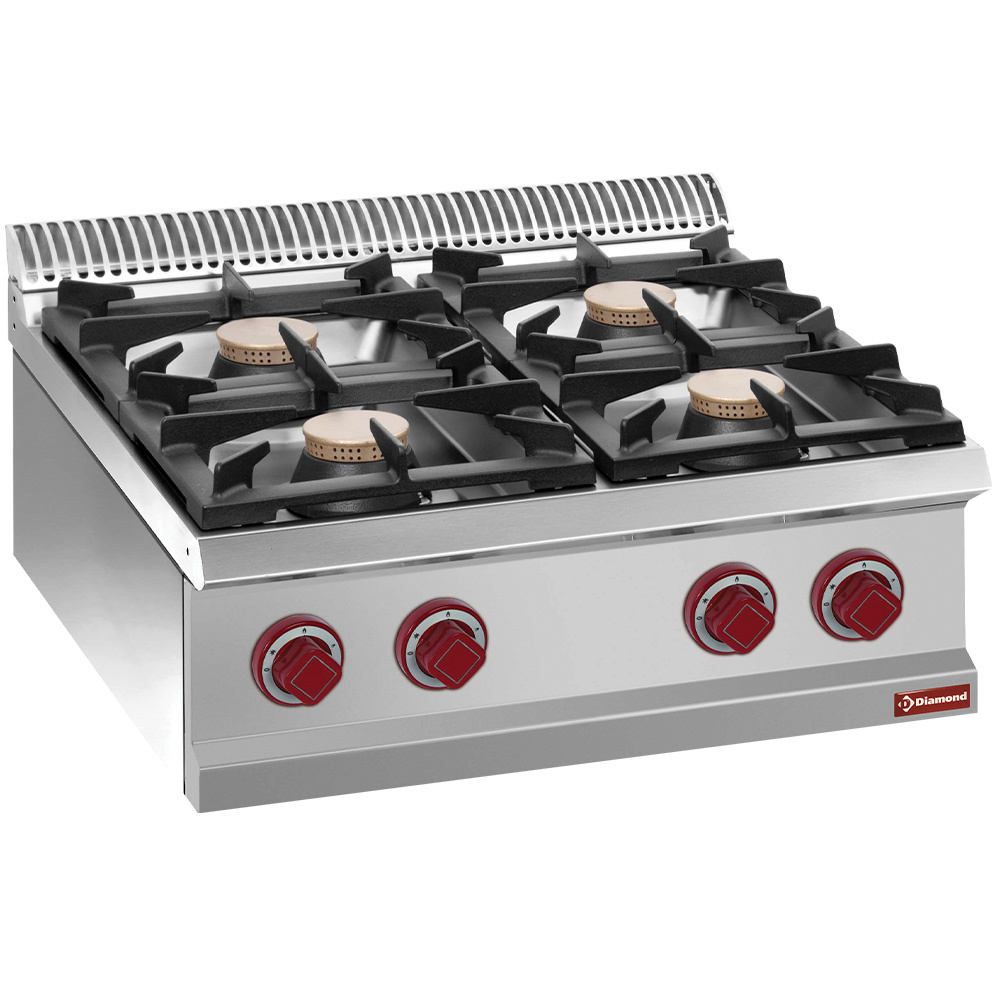 Cocina de 4 fuegos de gas -Top-