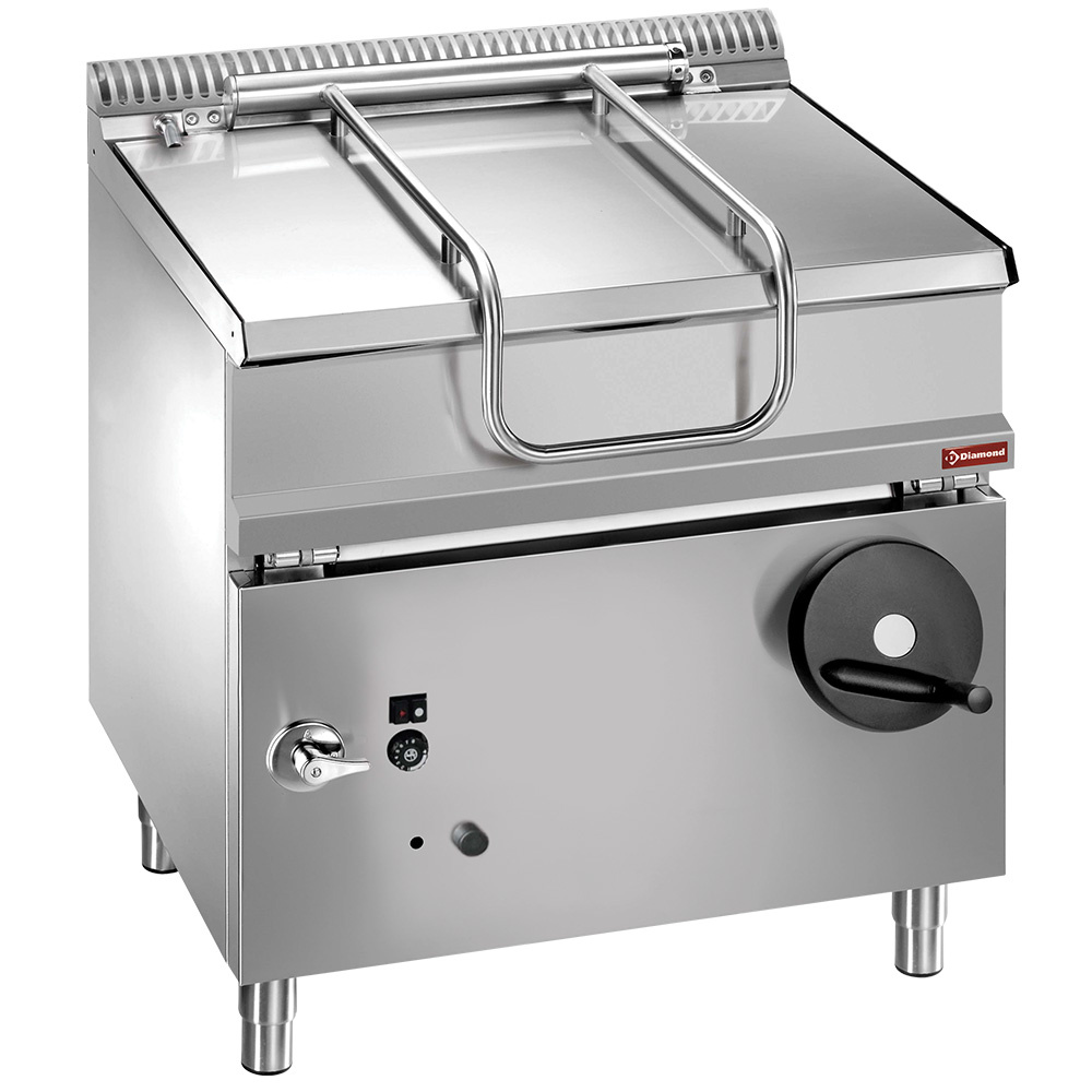 Sartén gas basculante cuba inox, 60 litros