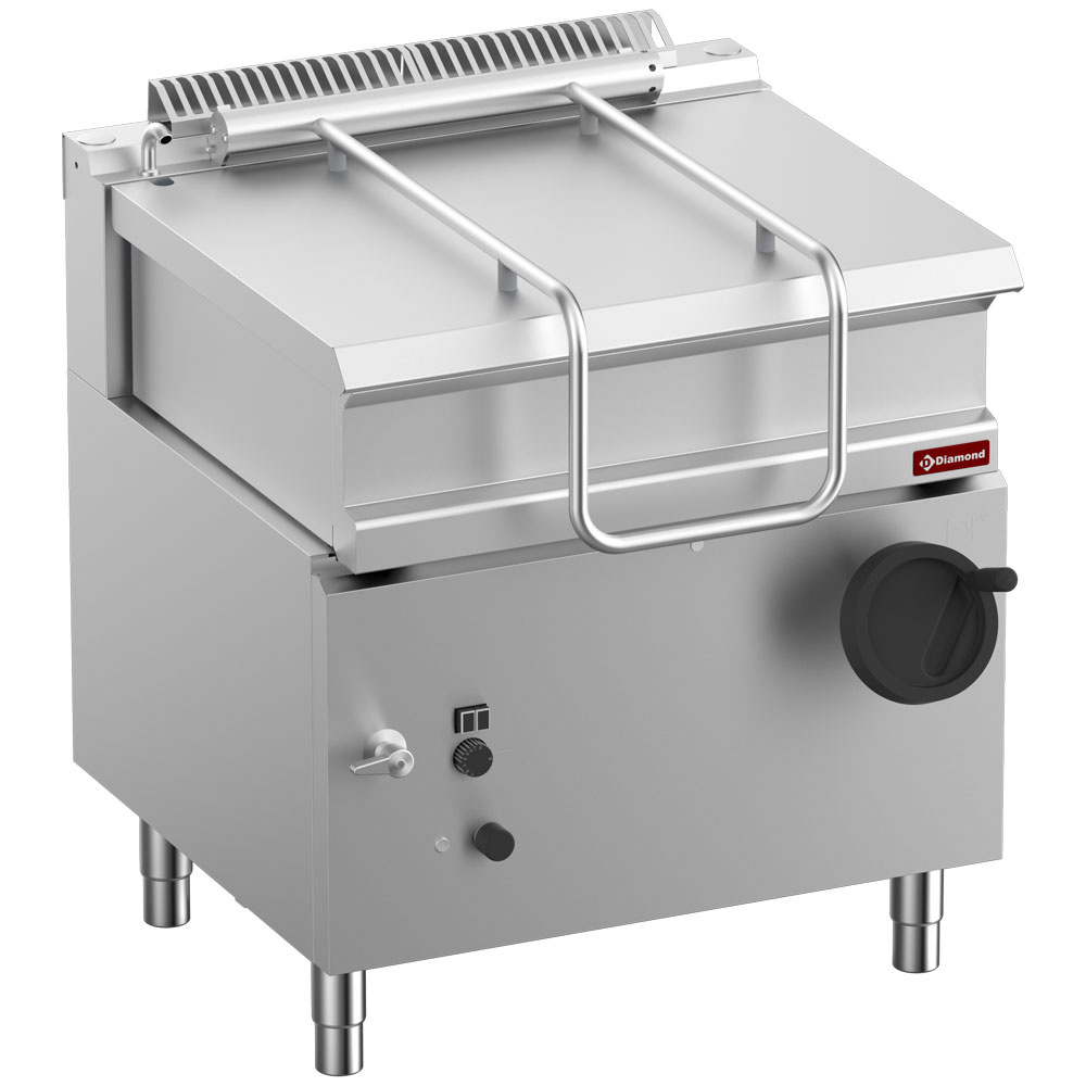 Sartén gas basculante cuba inox, 60 litros