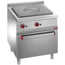 Hornilla de plancha incandesc., horno de gas GN 2/1
