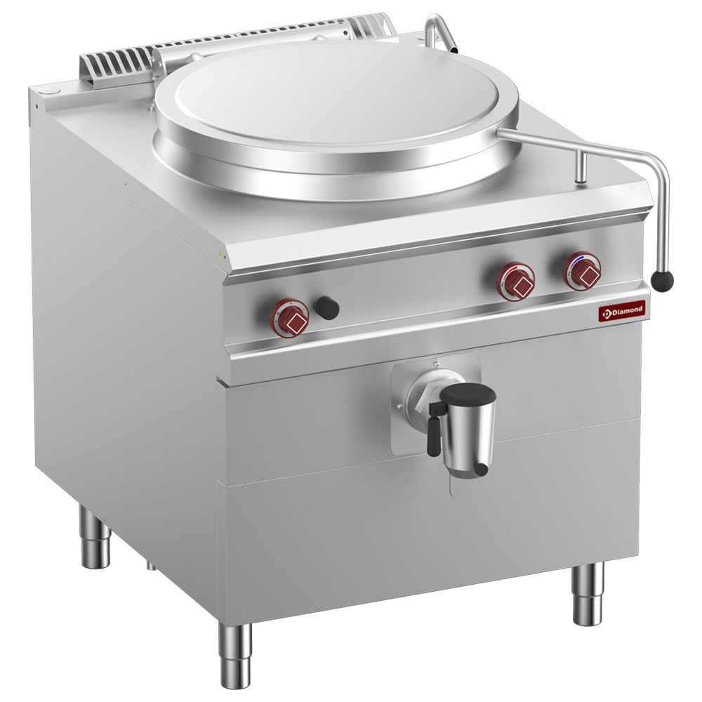 Marmita de gas 100 litros, calefacción directa