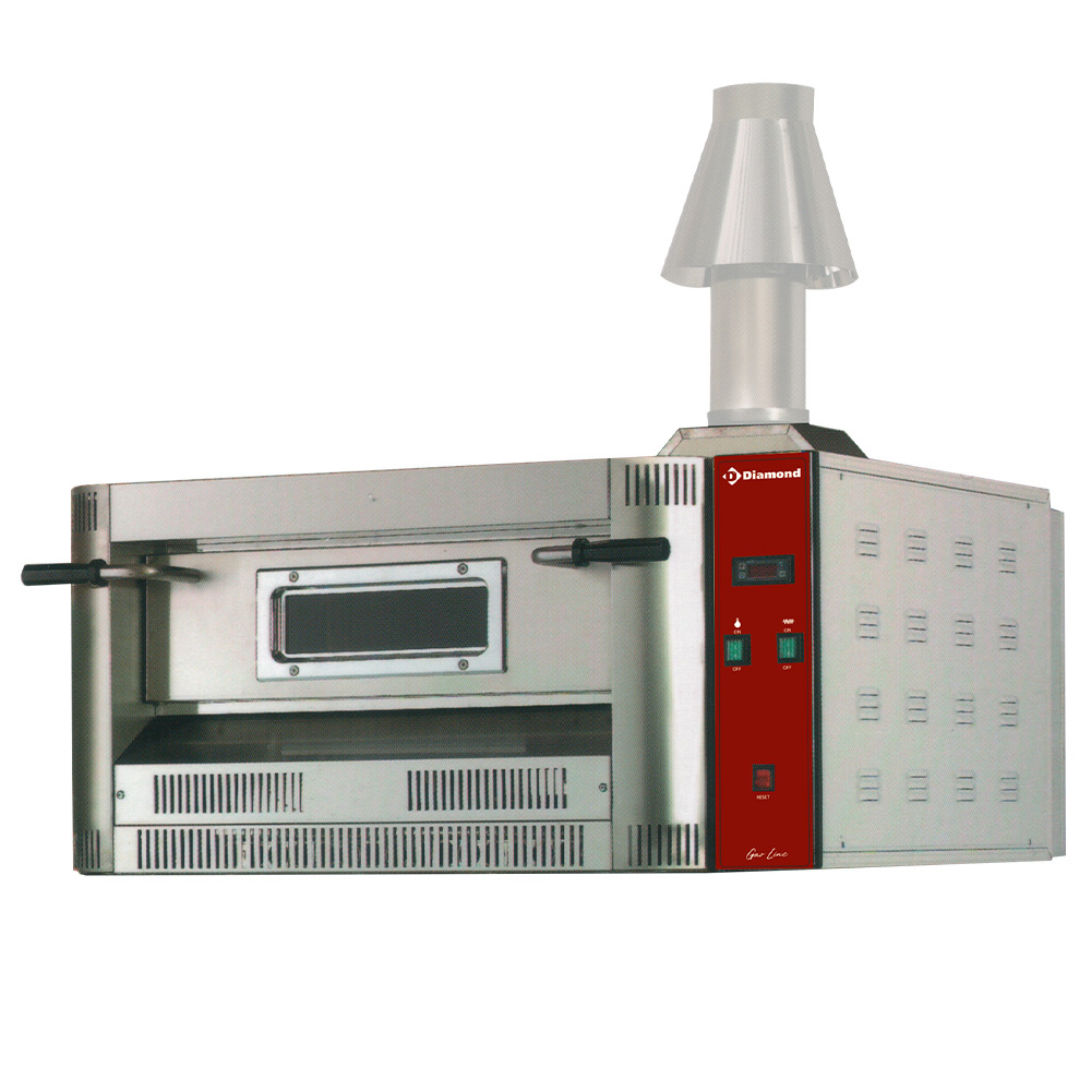 Horno gas, 4 pizzas Ø330 mm