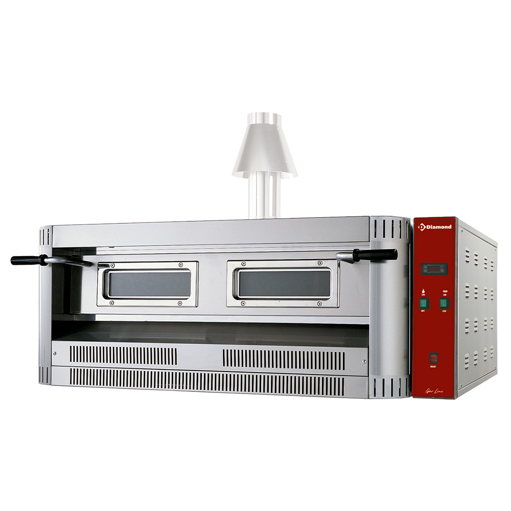 Horno a gas, 9 pizzas Ø 330 mm