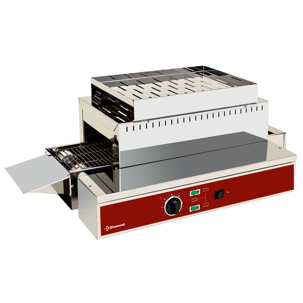 Tostadora eléctrica, automática, cinta de 210 mm (H.75)