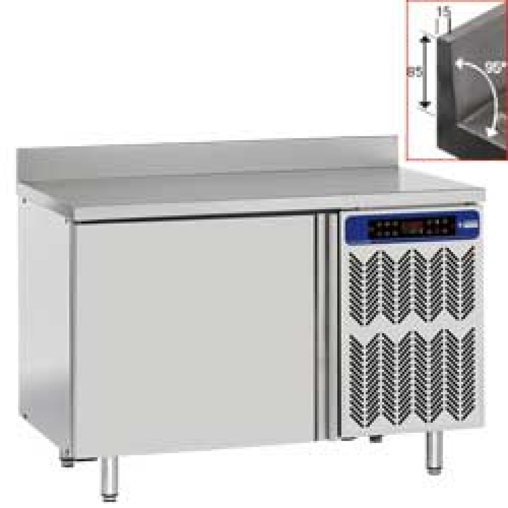 Mesa mural de congelación rapida, 6x GN1/1 (20-12 Kg)