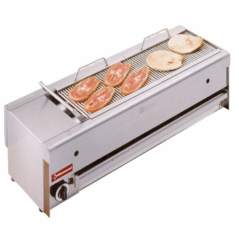 Parrilla-vapor de mesa a gas