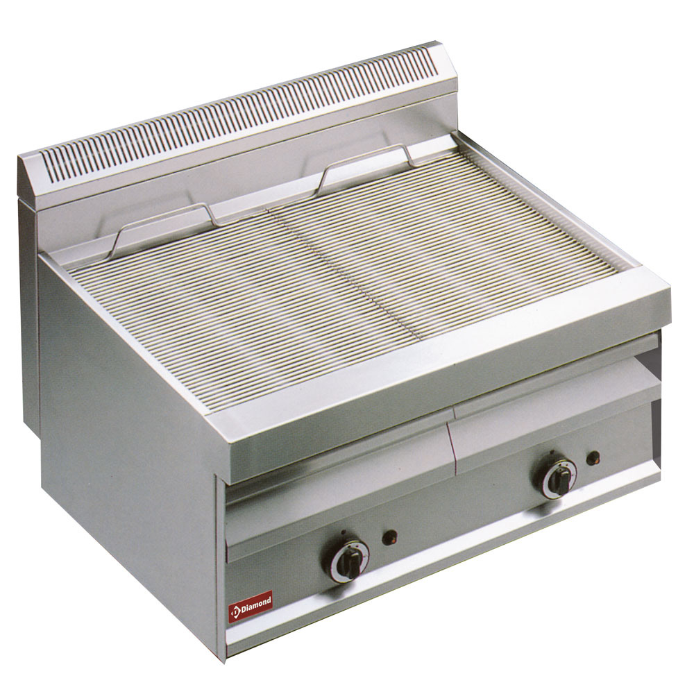 Parrilla vapor gas con rejilla en "O" -Top-