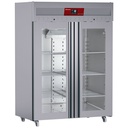 Armario frigorífico ventilado 1400 litros 2 puertas vitrado GN 2/1, sur ruedas