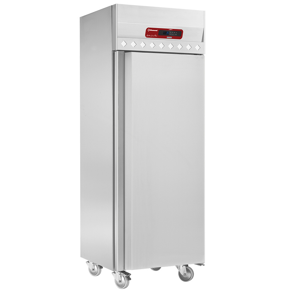 Armario frigorífico ventilado 700 litros, 1 puerta GN 2/1, sur ruedas