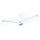 Cristal central "recto" borde a 90º de cada lado, , 4x GN 1/1