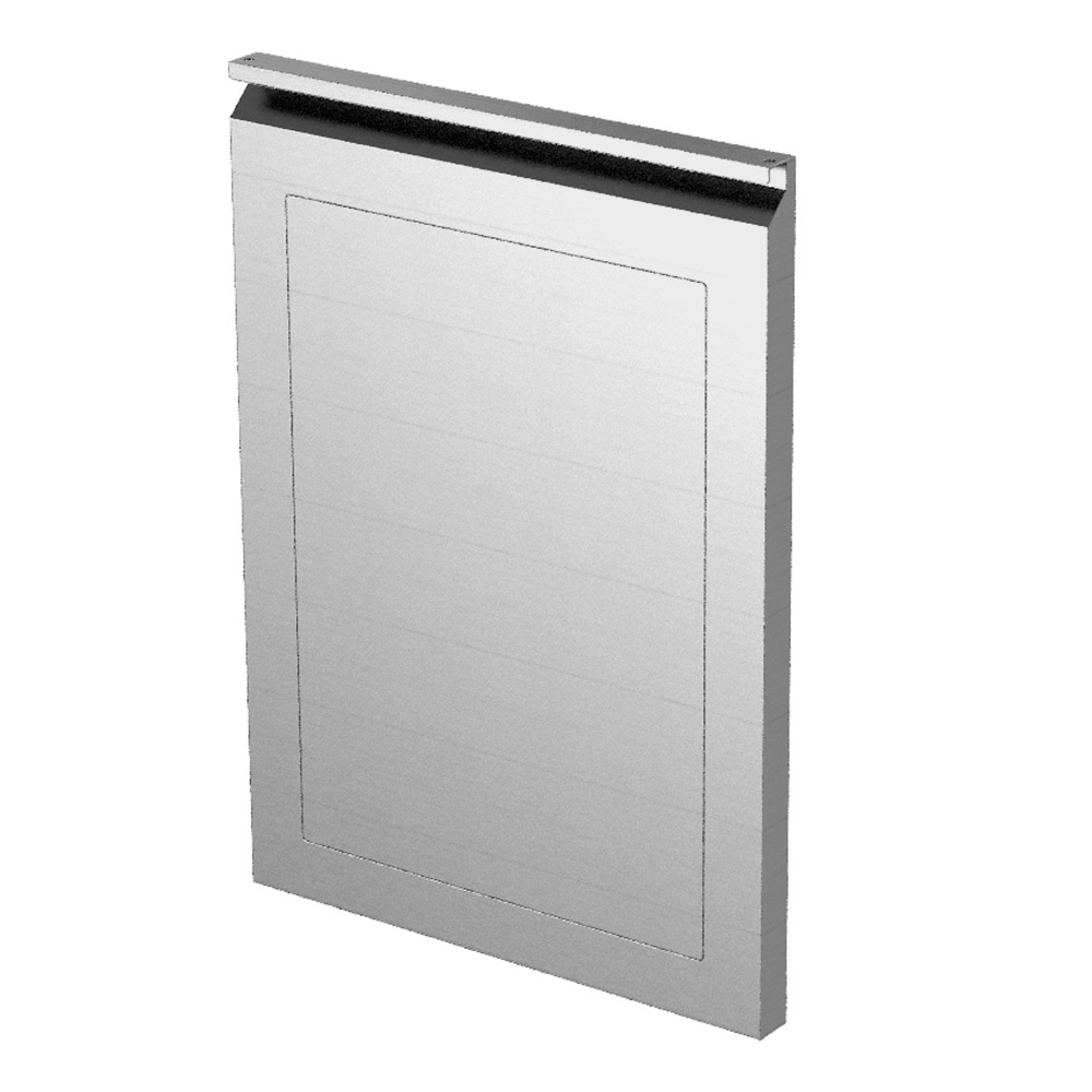 Puerta entera de acero inoxidable x KBR…