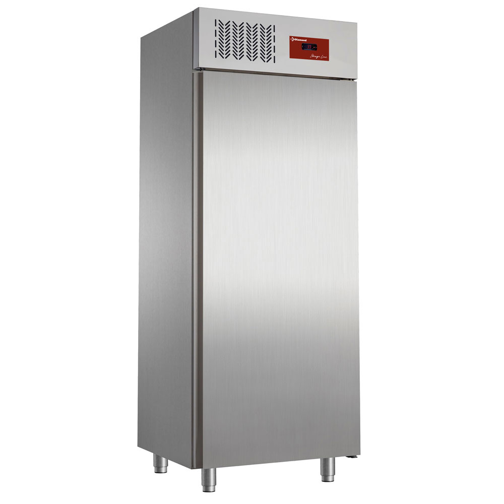 Armario frigorifico 14x EN 600x400, ventilado (500 Lit.) - Acero inoxidable