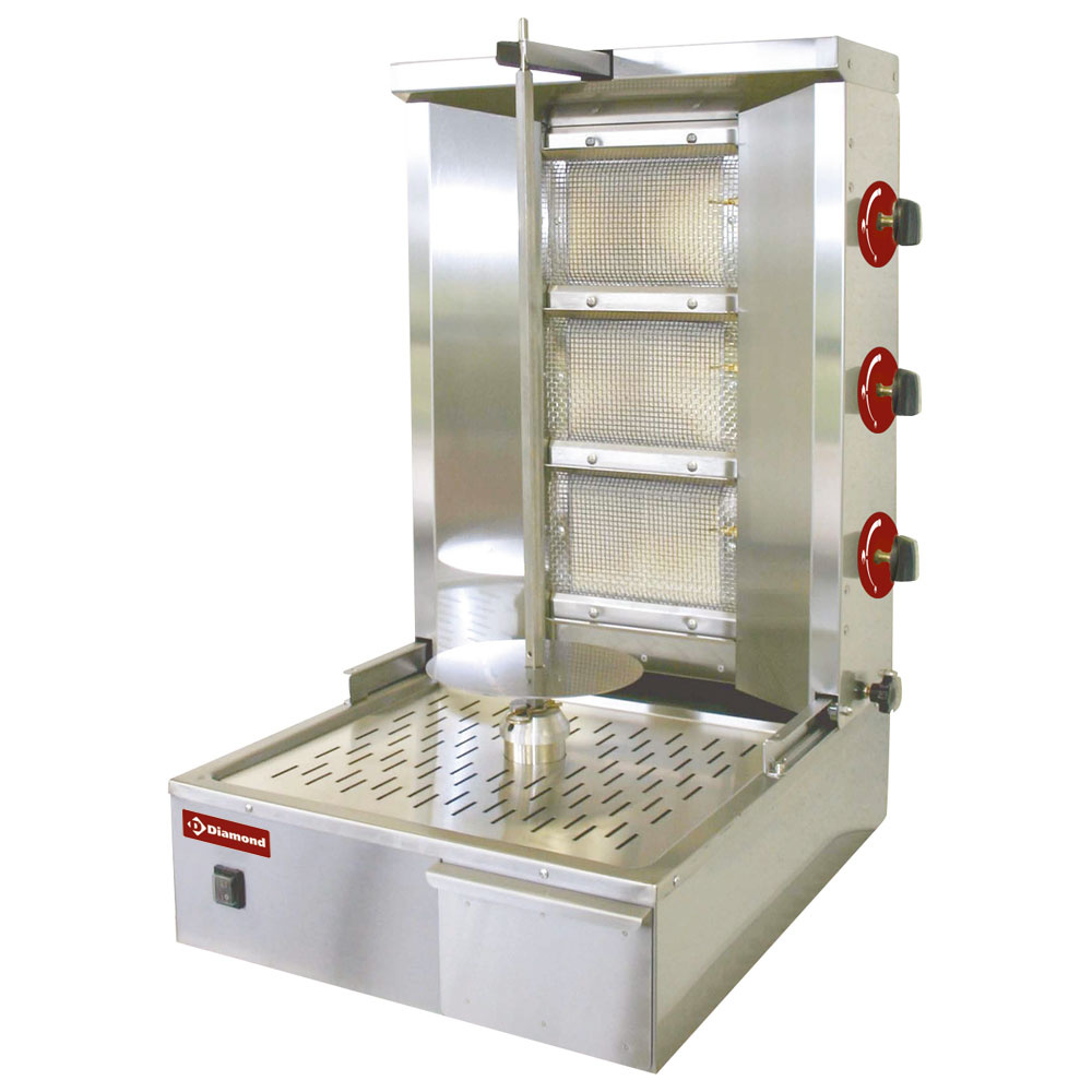 Parrilla giratoria a gas 35 kg
